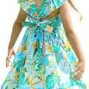 Kid Floral Cotton Girls Dresses Summer Girl Clothes
