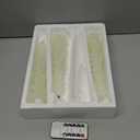 4 Pcs White Christmas Tree-Shaped Flameless Taper Candles with Remote and Timer, 9.8'' Real Wax LED Window Candlesticks, 3D Flame Wick Battery Operated Christmas Tree Candles for Holiday Decoration