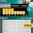 Filtrete Allergen Reduction True HEPA Room Air Purifier Filter, 2 Pack, Size 9.96 in. x 4.69 in., Works with Filtrete FAP-TT-ADH device