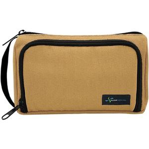 Sugar Medical Insulated Diabetes Insulin Pen Case Organizer  Diabetic Travel Bag for Insulin Pens, Glucose Meter & Supplies with Ice Pack (Hamilton Brown)