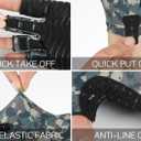 5 x Fishing Gloves UV Protection Gloves Sun Protection Gloves UPF50+ Men Women for Outdoor, Kayaking, Rowing (Large, Camouflage)