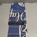 Happy 90th Birthday Banner for Men, Navy Blue Black Silver Happy 90 Years Decorations Fabric Backdrop, 180110cm Photo Background Signs for Men's 90th Birthday Party Decor