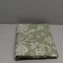 jinchan Linen Floral Curtains for Living Room with Printed Flower 84 Inches Long Light Filtering French Country Back Tab Rod Pocket Sage Green Window Curtain Set Farmhouse Drapes 2 Panels