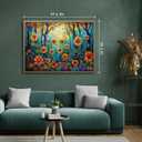 Sunflower Puzzles for Adults 1000 Pieces, Nature Spring Floral Garden Plant Jigsaw Puzzle Trees, Flowers Forest Sunset Themed, Challenge for Adults