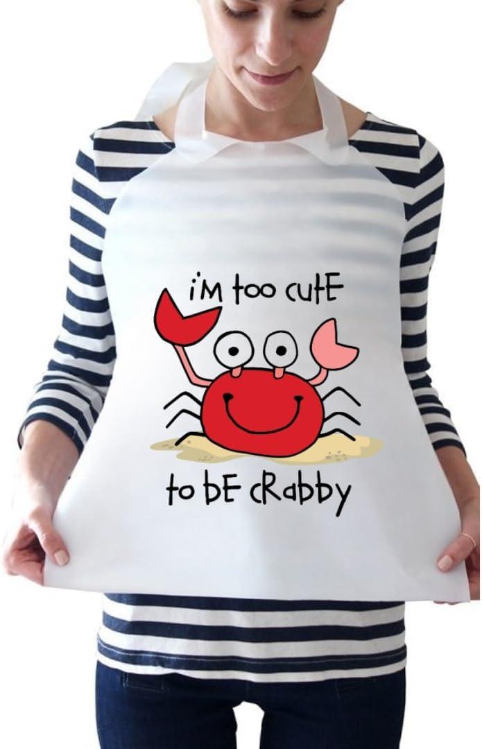 T&T Supply Co. Disposable Bibs - 500 pcs - Adult Bibs - Crab Pattern