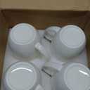 Urbanstrive 16 oz Large Coffee Mugs Set of 4 Ceramic Coffee Mug White Coffee Cups Tea Cups Idea Gift for Women Men House Warming Gifts New Home Office, 4 Pack (White)