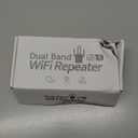 1200Mbps Dual Band 5GHz/2.4GHz WiFi Extender, WiFi Extender Signal Booster, 12880 Sq.Ft Coverage, 105Device Support, Setup for Home & Outdoor Use