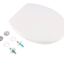 Contour 40129 6 Toilet Seat with Soft-Closing Comfort White