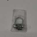 Master Lock - Alpha Dial Lock/Combination, 2-1/2", Chrome/Black Color Dial, Sold as 1 Each, MLK 1534DBLK