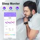1.91" Smart Watch for Men,smart Watches for Women,Fitness Tracker with Message Call Function,120+ Sport Modes, IP68 Waterproof,24 Hours Heart Rate/Sleep Monitor,for Android/iOS (Black)