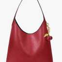 Faux Suede Hobo Bags Vegan Leather Shoulder Bag Tote for Women Medium Slouchy Designer Handbags Purses Fall Fashion