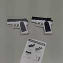 Electric Gun Wine Opener - Corkscrew Wine Opener-Rechargeable Battery, Open Wines Electronic Cork Puller - Unique Anniversary Birthday Gifts for Him, Wine Gifts for Men, Winter Gun Lovers Gifts (Silver)