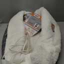 K&H Pet Products Heated Cat Bed Indoor, Thermo-Snuggle Cup Bomber Soft Heated Pet Bed for Large Indoor Cats and Small Dogs, Machine Washable, Waterproof Heated Pad, Safety Listed - 18 X 14in Gray