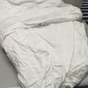 Bedsure Luxury Hotel Duvet Cover Queen Size, 100% White Cotton Rope Weave Bedding Set, Includes 1 Duvet Cover 90x90 Inches with Hidden Zipper & 2 Pillow Shams, Comforter Sold Separately