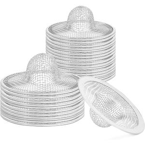 Kingrol 50 Pack Stainless Steel Sink Strainer, 2-3/4 Inch Slop Basket Filter Trap for Kitchen, Bathroom, Balcony, Floor Drain (2-3/4 Inch)