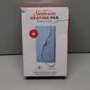 Sunbeam XL Heating Pad for Back Neck and Shoulder Pain Relief with Sponge for Moist Heating Option Extra Large 12 x 24" Blue