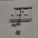 Heavy Duty Metal Fence Spikes-Anti Climb Security Spikes for Fence and Wall-Intruder and Animal Deterrent (White, 74 inches)