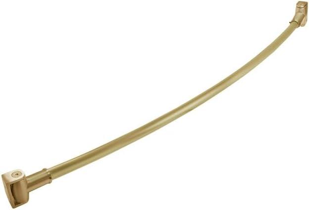 Curved Shower Rod - Decorative Finishes (Satin Brass, 60")