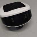 Portable Plug In Space Heater, 600W Small Wall Outlet Heater for Indoor Use, Adjustable Thermostat and Timer, Overheat Protection, Fast and Safe Heat for Bathroom Office Bedroom Home