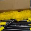 Gutter Cleaning Tools from The Ground, 10 FT Gutter Cleaning Brush with Telescopic Pole, Long Reach Gutter Guard Roofing Tool for Removing Leaves and Debris