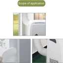 Pssopp Air Conditioner Hose Connector Round Tube Conditioner Adapter Air Conditioner Exhaust Hose Coupler for Mobile Air Conditioning KYR 35