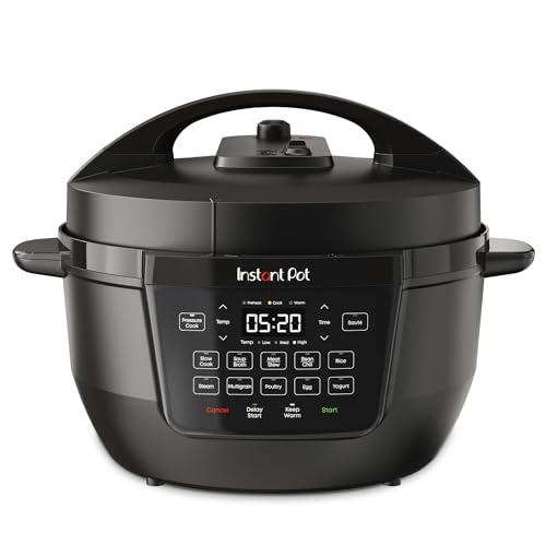 Instant Pot 7.5QT RIO Wide, 7-in-1 Electric Multi-Cooker, Pressure Cooker, Slow Cook, Rice, Steamer, Sauté, Yogurt & Warmer, Wide Base, Large Searing Base, WhisperQuiet Steam Release