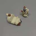 Cat-Shaped Phone Stand and Eyeglass Frames Animal Resin Gifts for Cat Lovers, Home & Office Fashion Accessories (White)