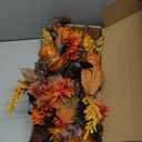 Winlyn 8 Pcs Assorted Artificial Maple Leaf Branches Faux Fall Picks and Sprays with Pumpkins Sunflower Heads Pine Cones Berries for Farmhouse Fall Thanksgiving Floral Arrangement Centerpiece Wreath