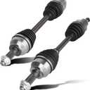 Pair (2) Front CV Axle Shaft Assembly fits for Mazda 3 2005(From 01/06/2005) for 2005-2013(Manual Trans Only), for Mazda 5 2006-2010 & 2012-2015 (Manual Trans Only) 2.3L 2.5L, Left and Right Side
