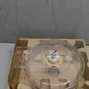 Niteangel Super-Silent Hamster Exercise Wheels: - Quiet Spinner Hamster Running Wheels with Adjustable Stand for Hamsters Gerbils Mice Or Other Small Animals (L, Transparent)