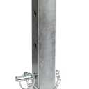 BULLDOG 500270 Drop Leg and Pin for Jack , Gray , 8,000lbs.
