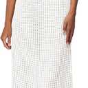 PRETTYGARDEN Womens Eyelet Cover Up Dress 2026 Summer Vacation Resort Maxi Dresses Beach Short Sleeve Hollow Out Sundress (Medium, White)