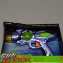 Electric Toy Space Gun, Galactic Infinity Alien Blaster Pistol for Kids Pretend Play with Flashing LED Lights and Blasting Laser FX Sounds