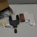 STRICH Guitar Wall Mount,Walnut Base Guitar Hanger,U-Shaped Guitar Wall Hanger Mount with Screws,Auto Lock Guitar Holder Hook Stand for Acoustic, Electric Guitar, Banjo, Bass(3-Pack)