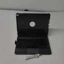 TQQ Touch for iPad 9th Generation Case with Keyboard (10.2", 2021), Multi-Touch Trackpad, 360° Rotatable Protective Cover for iPad Keyboard 9th/8th/7th Gen with Pencil Holder (Gray)