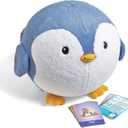 hand2mind Penguin BubblePlush Yoga Ball Buddy, Yoga Ball for Kids, Calming Corner for Items, Kids Exercise Equipment, Occupational Therapy Toys, Sensory Toys, Active Play for Ages 3 and Up