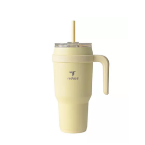 Reduce 40oz Cold1 Vacuum Insulated Stainless Steel Straw Tumbler Mug Yellow