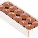 Candle Charisma Apple Cinnamon Scented Votive Candles - 10 Hour Burn time - Set of 12 for Dinner, Wedding, Halloween and Holiday Decorations