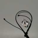 Compatible Airpods Strap, Silicone Anti-Lost Wire Cable Connector Sports Neckband Compatible for Airpods Pro 3/2/1, Airpods 4, 3, 2, 1, Black (S - No magnetic)