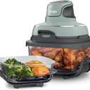 Ninja Crispi Glass Air Fryer, 4-in-1, Green, FN101SG, 4 QT