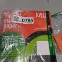 JOYEZA Premium Printable Vinyl Sticker Paper for Inkjet Printer - 80 Sheets Matte White Waterproof, Dries Quickly Vivid Colors, Holds Ink Well- Tear Resistant - Inkjet & Laser Printer