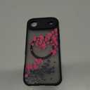 OOK Case for iPhone Air 6.5 Inch (Compatible with MagSafe) Floral Flowers Design Translucent Phone Cover Soft TPU + Hard PC Anti-Scratch Shockproof Magnetic Cute Case for Women - Hot Pink