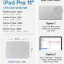 MOFT Dynamic Folio Case for iPad Pro 11"(4th/3rd/2nd/1st Gen.2022/2021/2020/2018)- [Reinforced Corner Protection] Stable Slim Magnetic Stand with 20+ Viewing Angles, Misty CovexJet Black