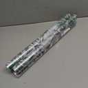 4 x Window Privacy Film with Cutting Grid, Non-Adhesive Stained Glass Window Film Decorative, Static Cling Privacy Window Film (Leaf Rainbow,17.5 X 78.7 inch)