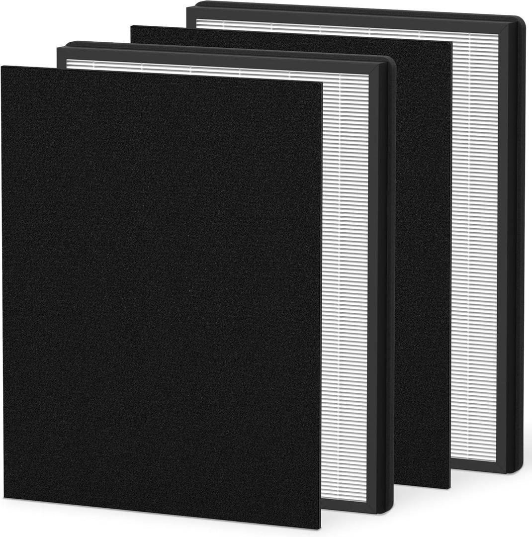 True HEPA Replacement Filter with Pre-Filter Compatible with InvisiClean Claro IC-4524 Air Purifier, 2 Pack