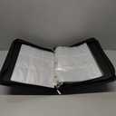 9 Pocket 3 Ring Leather TCG Binder for Baseball, Trading Game, and Sports Card, 50 Pages, Holds 900 Cards (14 x 11 In)
