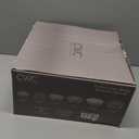 COOK WITH COLOR 12 Pc Glass Mixing Bowl Set with Lids  Borosilicate Glass Nesting Bowls for Cooking, Baking and Meal Prep, Fluted Brown