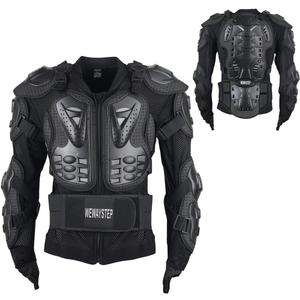 Motorcycle Protective Jacket Full Body Armor, Chest Spine Protection Dirt Bike Gear for Men Motocross MTB Racing (Small, Black)