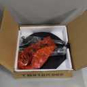 TUTOTAK Tall Round Side Table, Small End Table, Beside Table, Drink Table, Pedestal Side Table, livingroom, Black TB01BK065