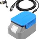 Fishing Reel Battery Adapter for Makita 18V Battery Work for Daiwa/for Shimano 14.4V Tanacom 750 500 300 Seaborg 500MJ Electric Fishing Reel, BM2000 BM2000II BM2300C LB3100C LB3100N,Under 750MJ